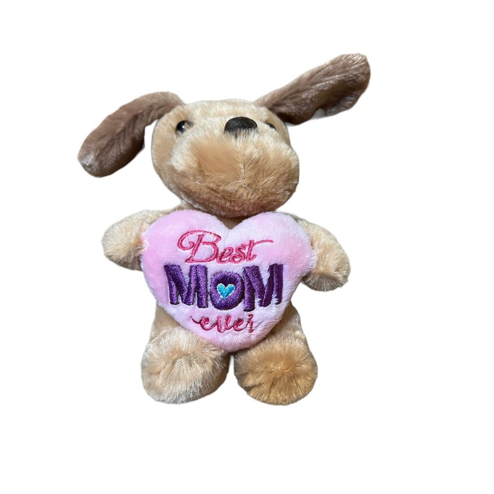 Walgreens Best Mom Ever Plush Bear Stuffed Animal Embroidered Heart
